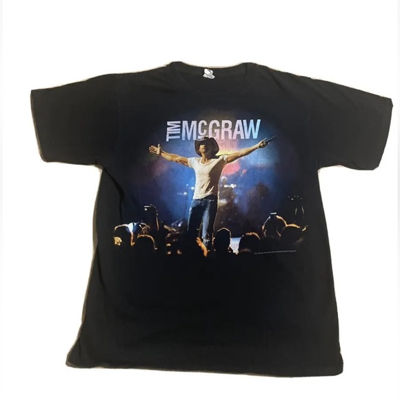 Tim McGraw Country & Western 2011 Emotional Traffic Concert Tour T Shirt Medium. - Picture 1 of 4